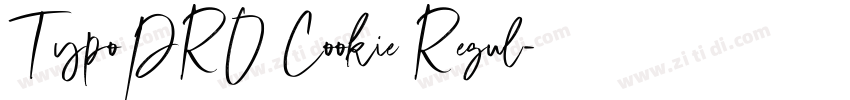 TypoPRO Cookie Regul字体转换 TypoPRO Cookie Regul字体转换